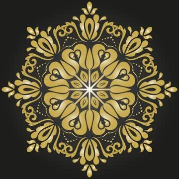 Oriental Abstract Pattern Stock Illustration