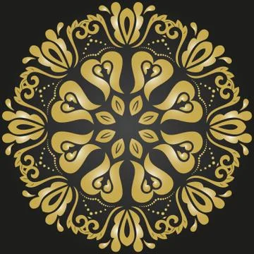 Oriental Abstract Pattern Stock Illustration