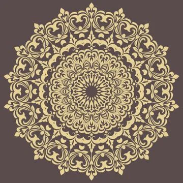 Oriental Abstract Pattern Stock Illustration