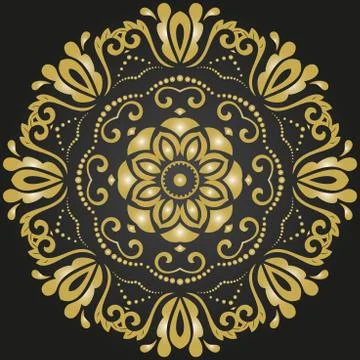 Oriental Abstract Pattern 스톡 일러스트