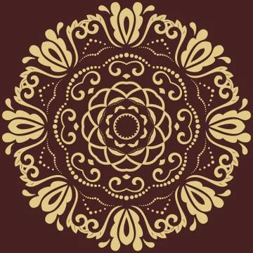 Oriental Abstract Pattern Illustrazione stock