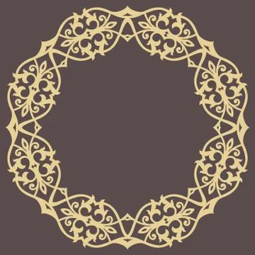 Oriental Abstract Pattern Stock Illustration