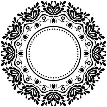 Oriental Abstract Pattern Stock Illustration