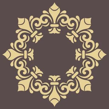 Oriental Abstract Pattern Stock Illustration