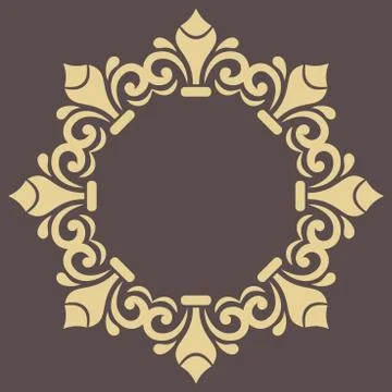 Oriental Abstract Pattern Stock Illustration