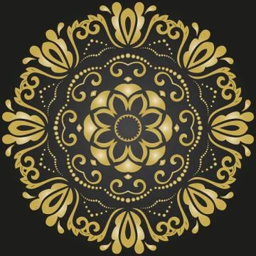 Oriental Abstract Pattern 스톡 일러스트