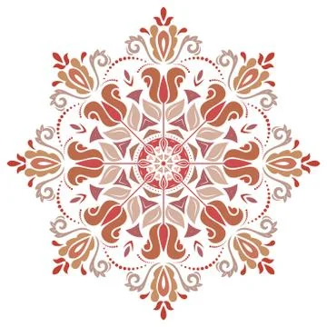 Oriental Abstract Pattern Stock Illustration