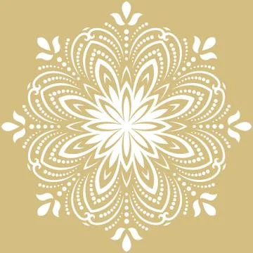 Oriental Abstract Pattern Stock Illustration