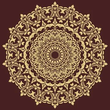 Oriental Abstract Pattern Stock Illustration