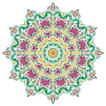 Oriental Abstract Pattern Stock Illustration