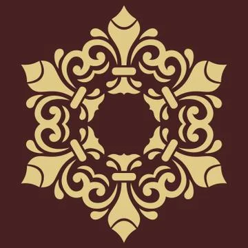 Oriental Abstract Pattern Stock Illustration