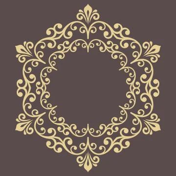 Oriental Abstract Pattern Stock Illustration