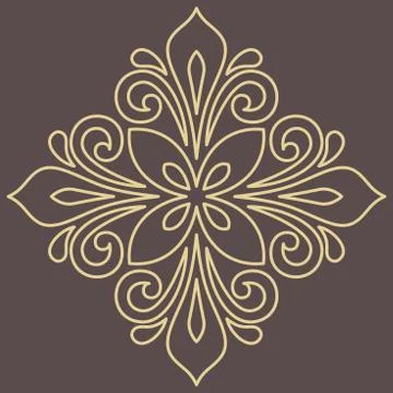 Oriental Abstract Pattern Stock Illustration