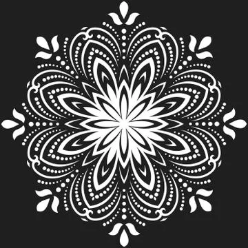 Oriental Abstract Pattern 스톡 일러스트