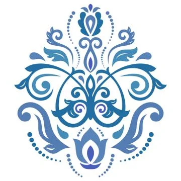 Oriental Abstract Pattern Stock Illustration