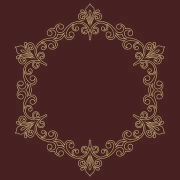 Oriental Abstract Pattern Stock Illustration