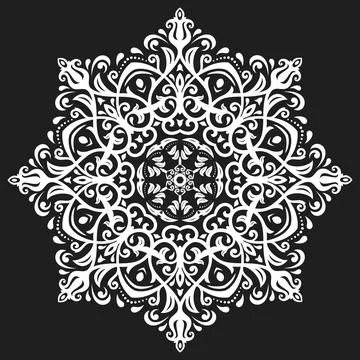 Oriental Abstract Pattern Stock Illustration