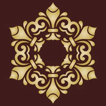 Oriental Abstract Pattern Stock Illustration