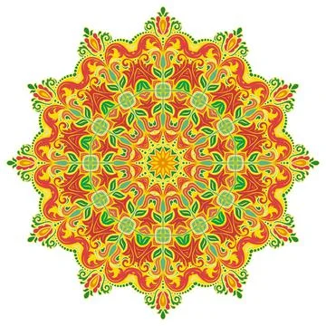Oriental Abstract Pattern イラスト素材