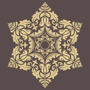 Oriental Abstract Pattern Stock Illustration