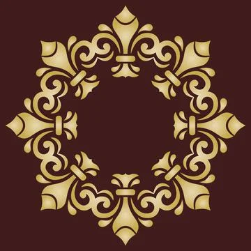 Oriental Abstract Pattern Stock Illustration