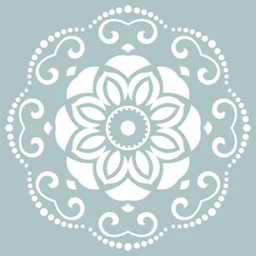 Oriental Abstract Pattern Stock Illustration