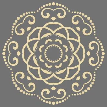 Oriental Abstract Pattern 스톡 일러스트