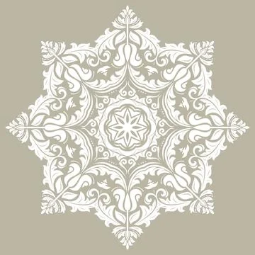 Oriental Abstract Pattern Stock Illustration