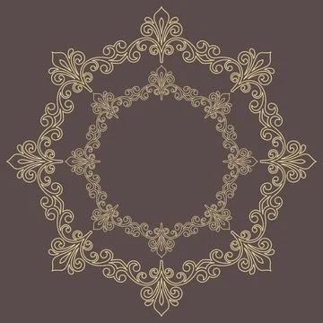 Oriental Abstract Pattern Stock Illustration