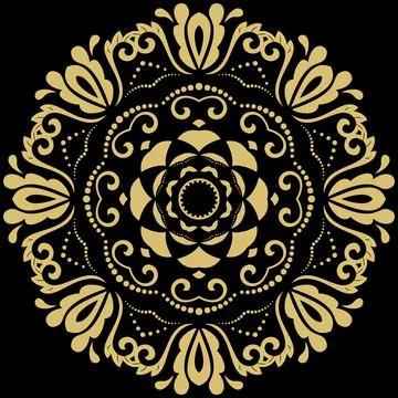 Oriental Abstract Pattern Stock Illustration