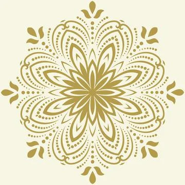 Oriental Abstract Pattern 스톡 일러스트