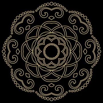 Oriental Abstract Pattern 스톡 일러스트