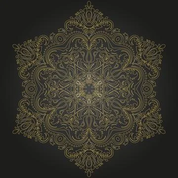 Oriental Abstract Pattern 스톡 일러스트