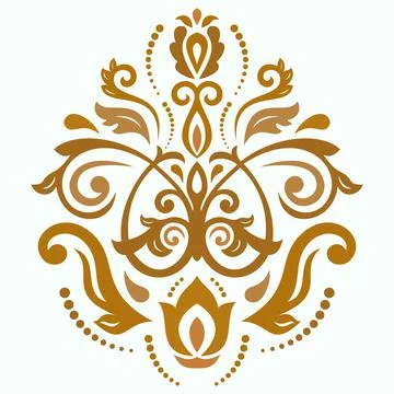 Oriental Abstract Pattern Stock Illustration