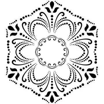 Oriental Abstract Pattern Illustrazione stock