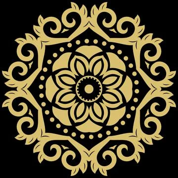 Oriental Abstract Pattern 스톡 일러스트