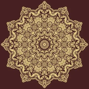 Oriental Abstract Pattern 스톡 일러스트