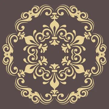 Oriental Abstract Pattern 스톡 일러스트