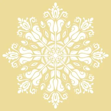 Oriental Abstract Pattern Stock Illustration