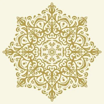 Oriental Abstract Pattern Stock Illustration