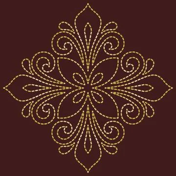 Oriental Abstract Pattern Stock Illustration