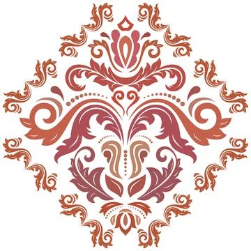 Oriental Abstract Pattern Stock Illustration