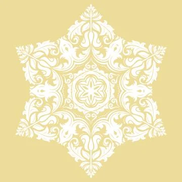 Oriental Abstract Pattern Stock Illustration