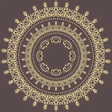Oriental Abstract Pattern Stock Illustration