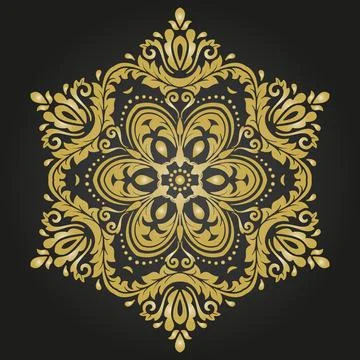 Oriental Abstract Pattern イラスト素材