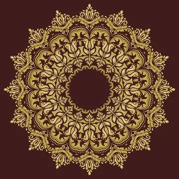 Oriental Abstract Pattern Stock Illustration