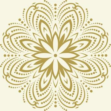 Oriental Abstract Pattern 스톡 일러스트