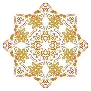 Oriental Abstract Pattern 스톡 일러스트
