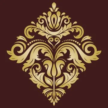 Oriental Abstract Vector Pattern Stock Illustration