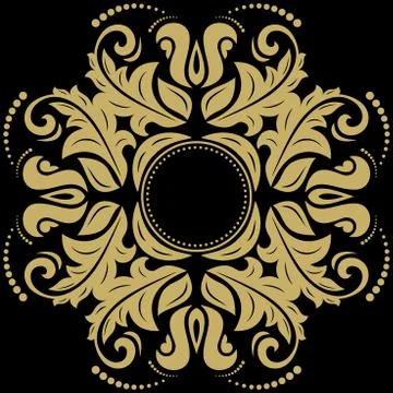 Oriental Abstract Vector Pattern 스톡 일러스트